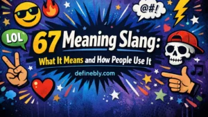 67 meaning slang