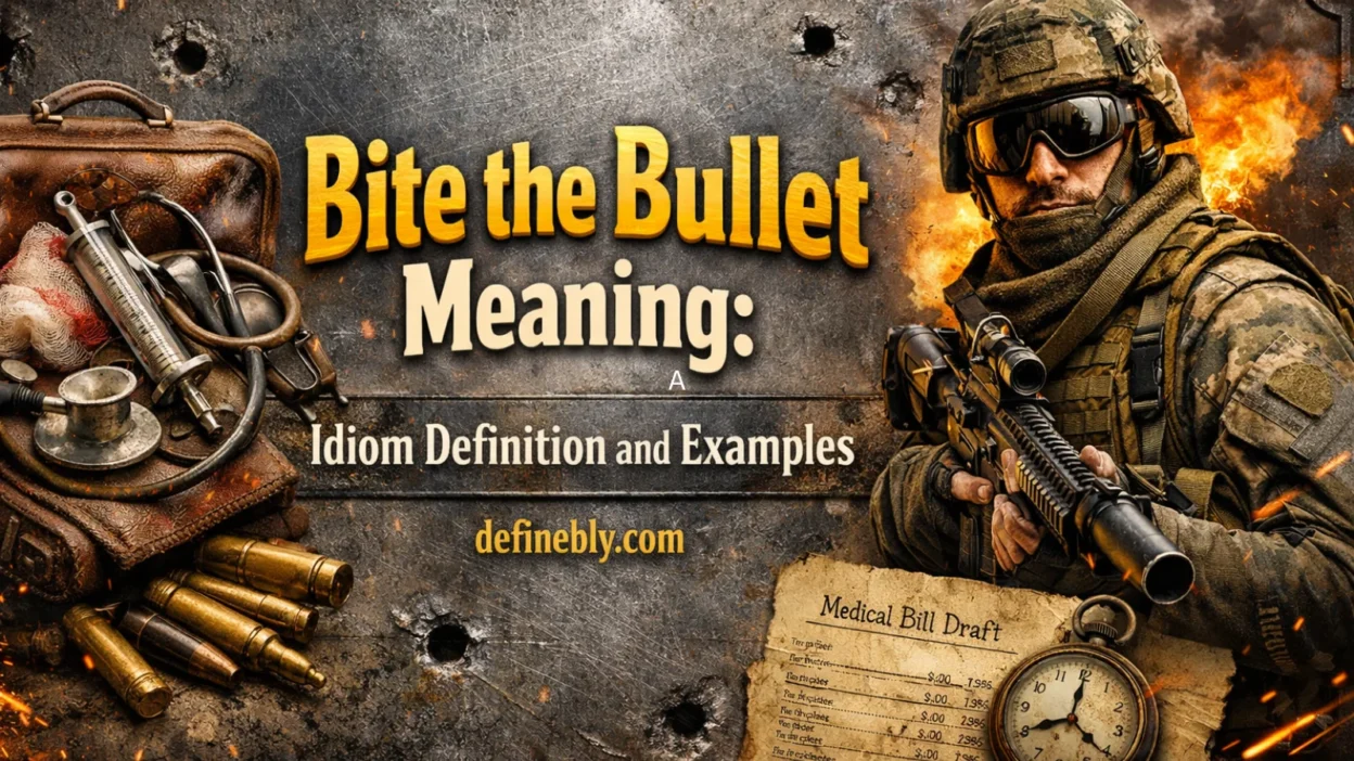 bite the bullet meaning