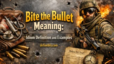 bite the bullet meaning