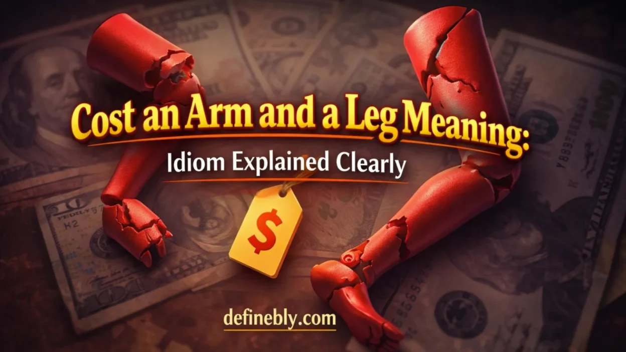 cost an arm and a leg meaning
