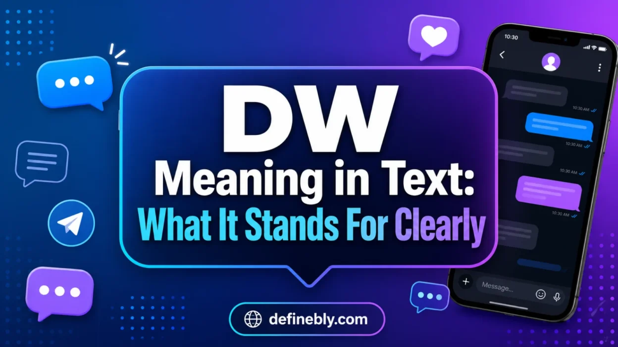 dw meaning text
