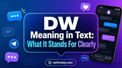 dw meaning text