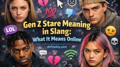 gen z stare meaning
