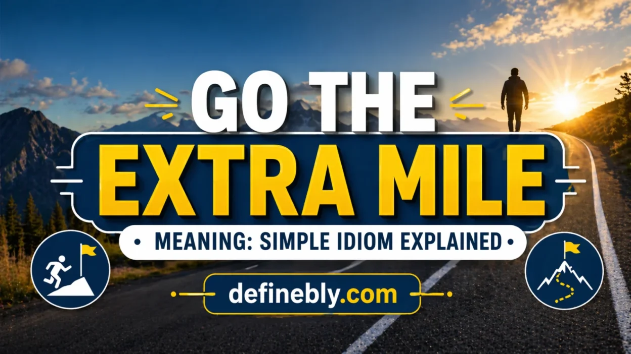 go the extra mile meaning