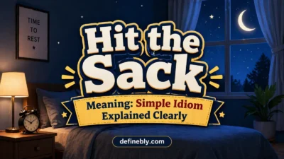 hit the sack meaning