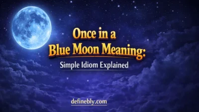 once in a blue moon meaning