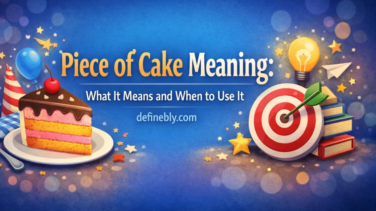 piece of cake meaning
