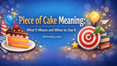 piece of cake meaning