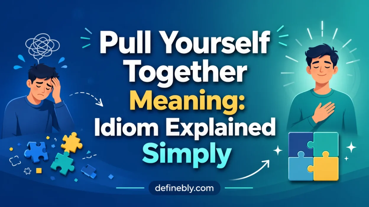 pull yourself together meaning