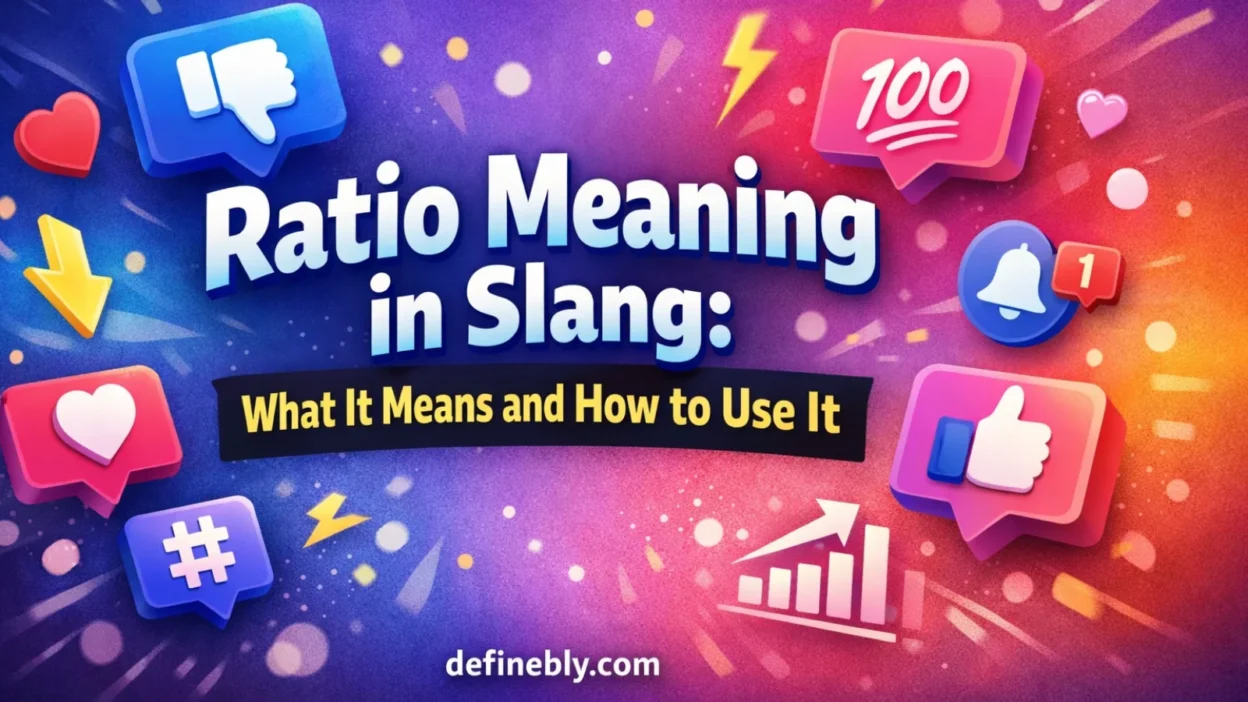 ratio meaning slang