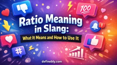 ratio meaning slang