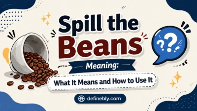 spill the beans meaning