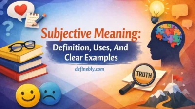 Subjective Meaning