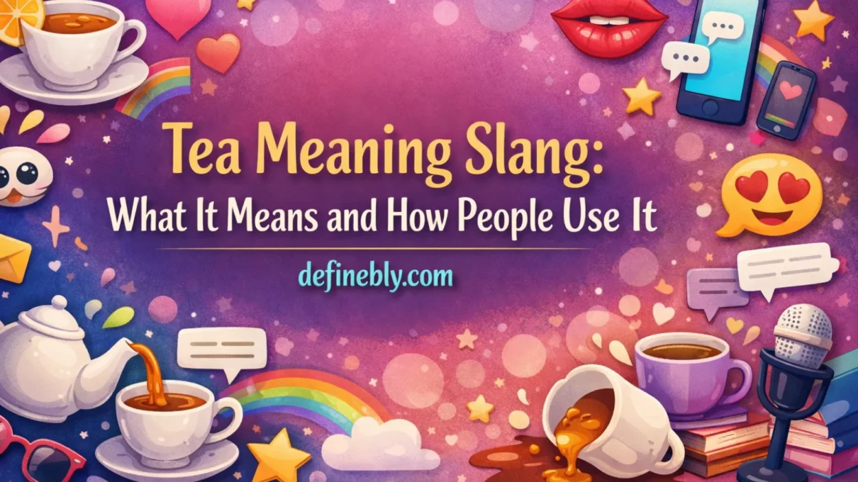 tea meaning slang