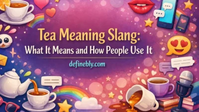 tea meaning slang
