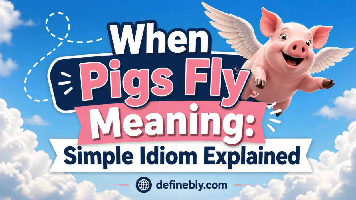 when pigs fly meaning