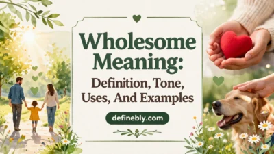 Wholesome Meaning