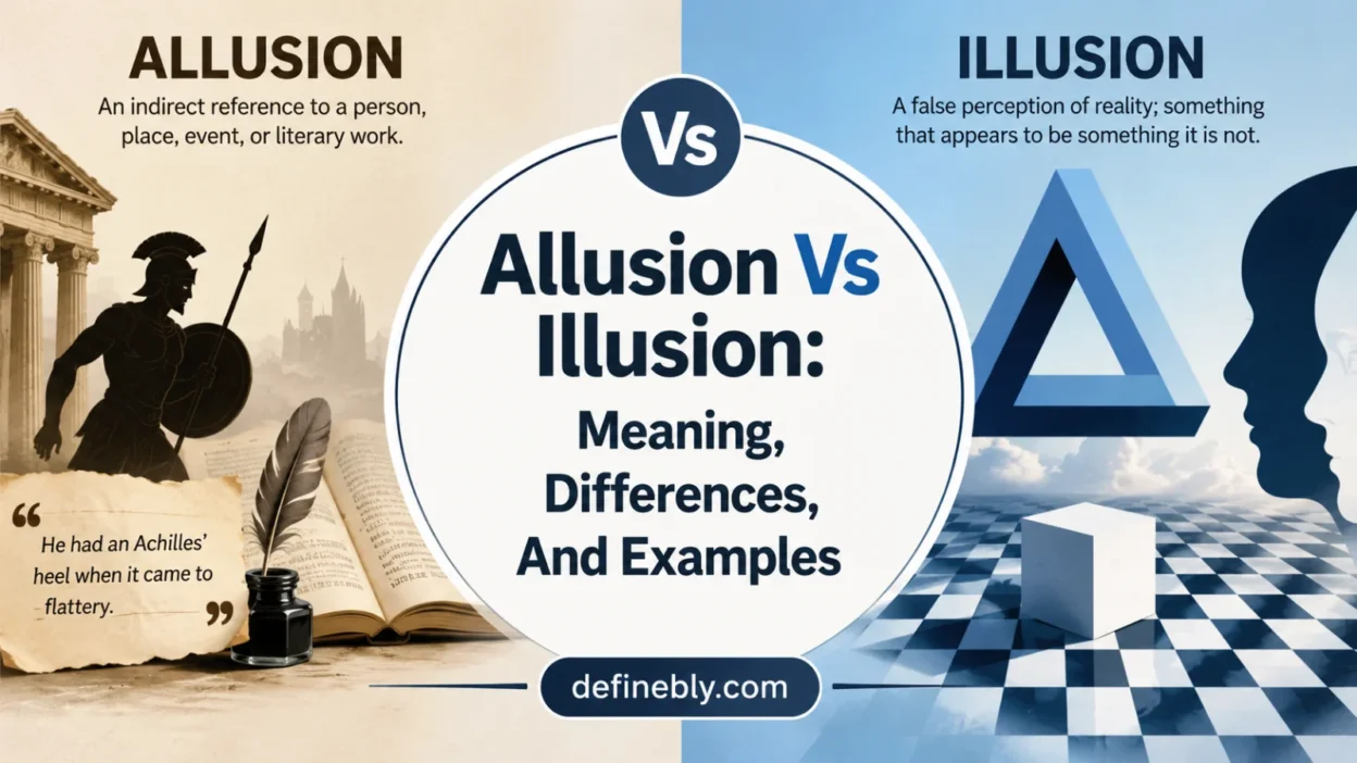 Allusion Vs Illusion