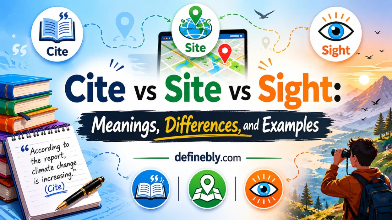 cite vs site vs sight