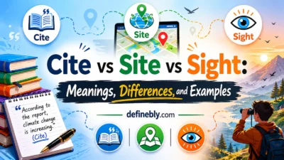 cite vs site vs sight