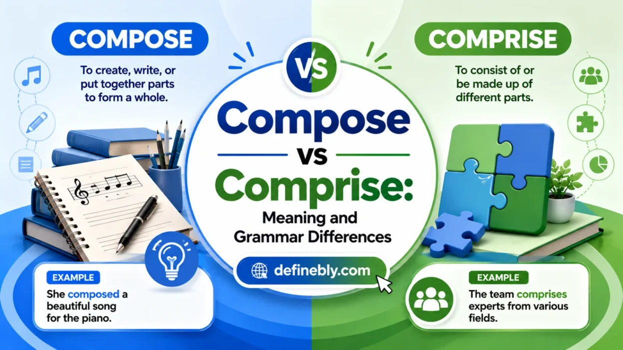 compose vs comprise