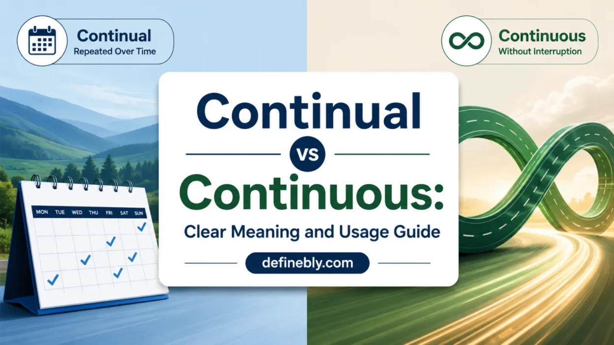 continual vs continuous