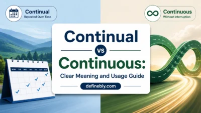 continual vs continuous