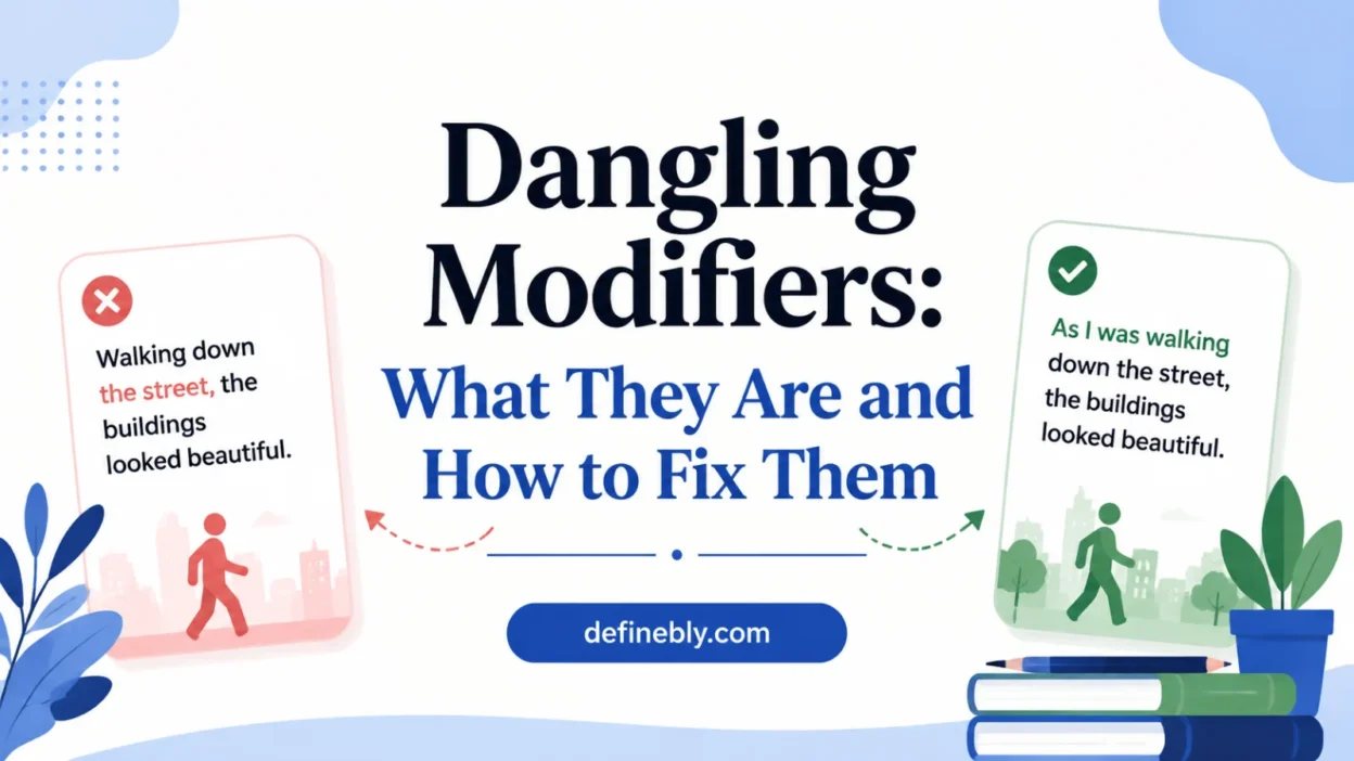 what is a dangling modifier
