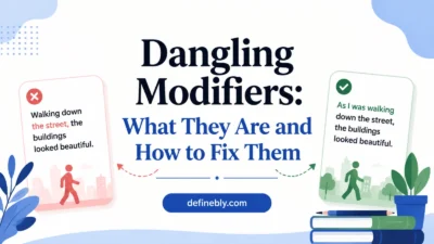 what is a dangling modifier
