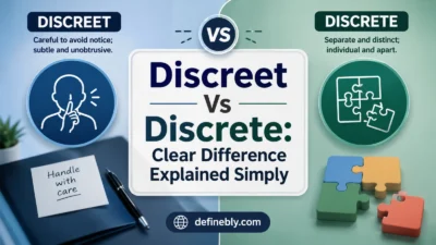 discreet vs discrete