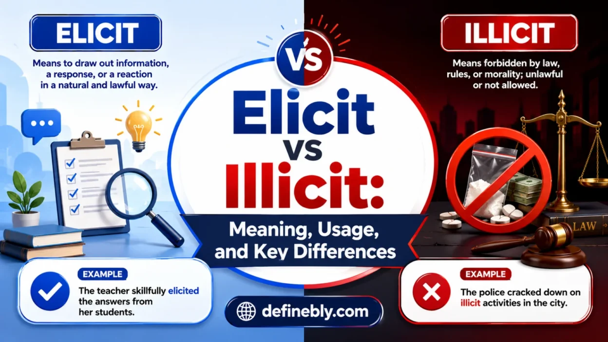 Elicit Vs Illicit