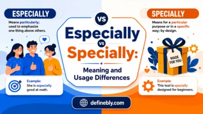 especially vs specially