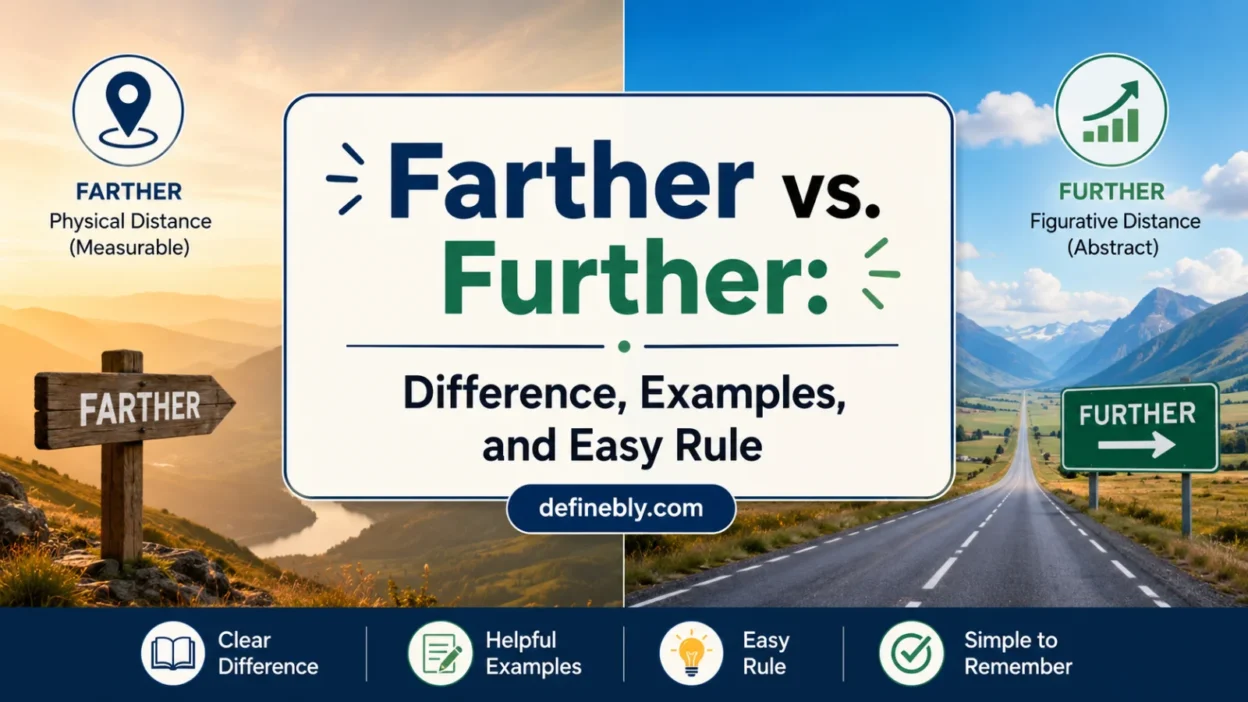 farther vs further