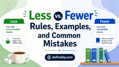 less vs fewer