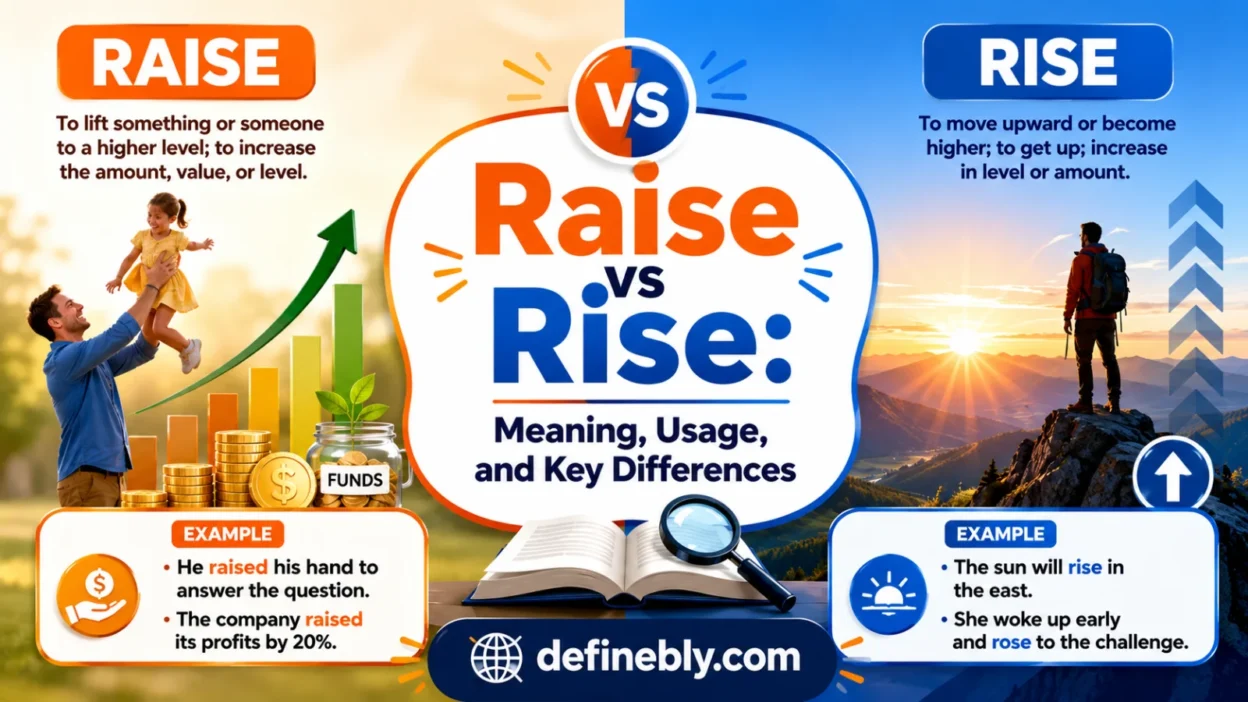 raise vs rise