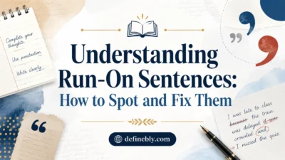 what is a run on sentence