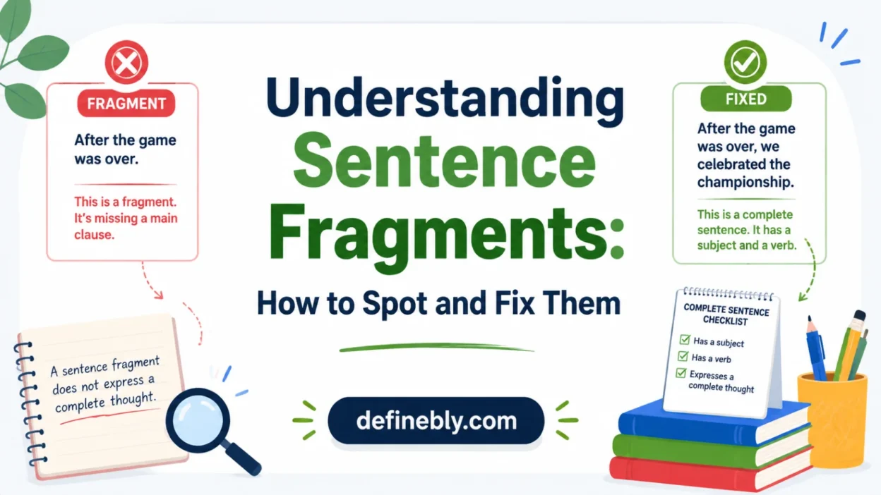 what is a sentence fragment