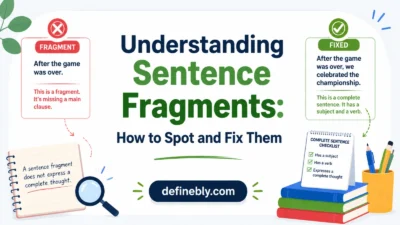 what is a sentence fragment