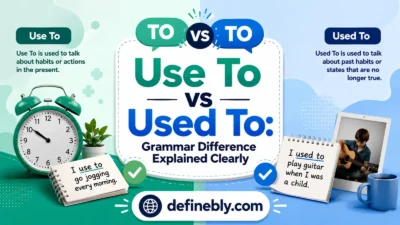 use to vs used to