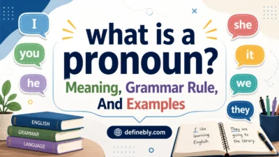 what is a pronoun