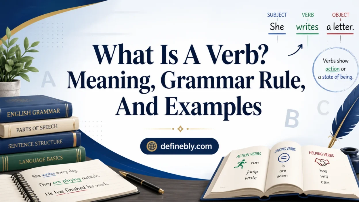 what is a verb