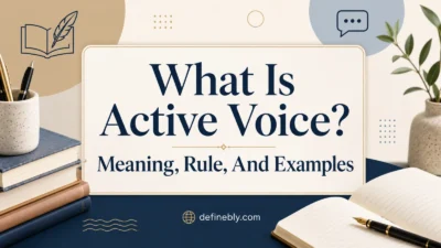 what is active voice