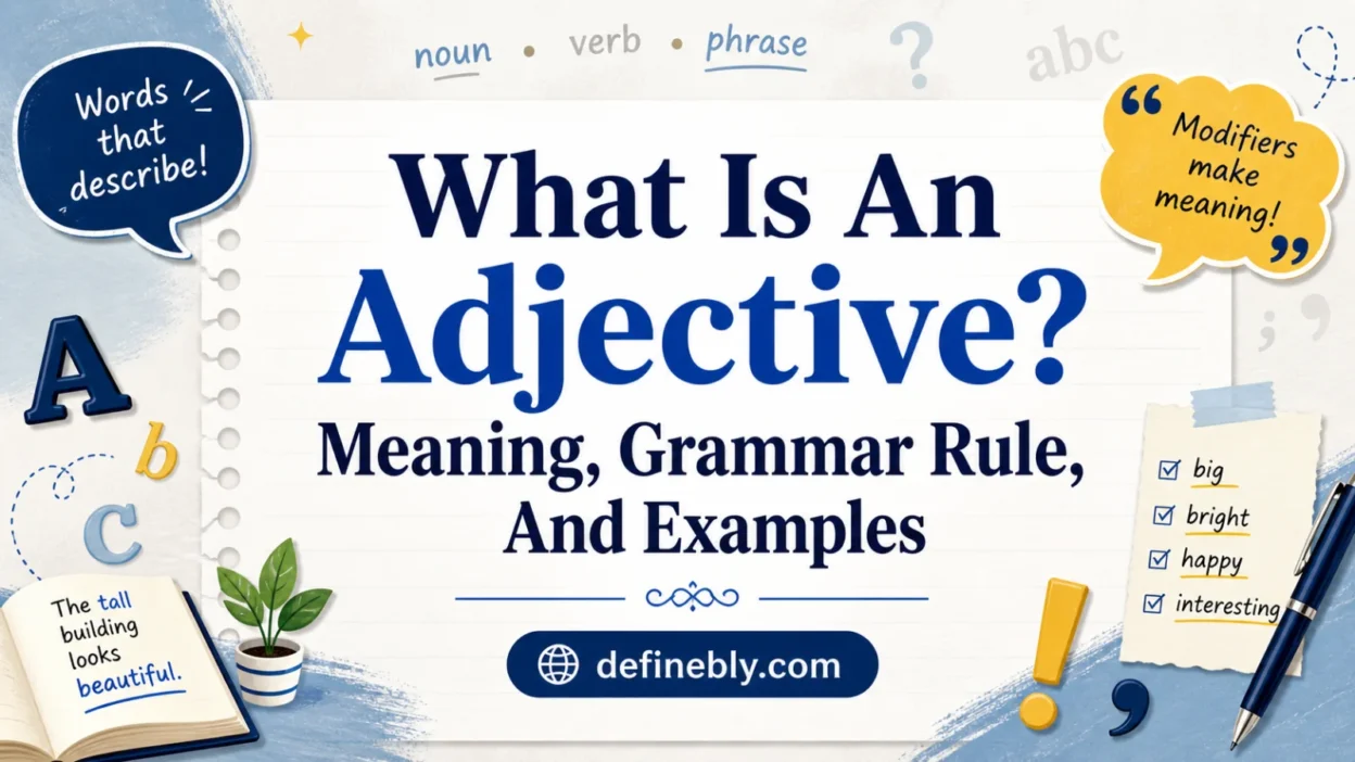 what is an adjective