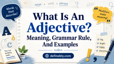 what is an adjective