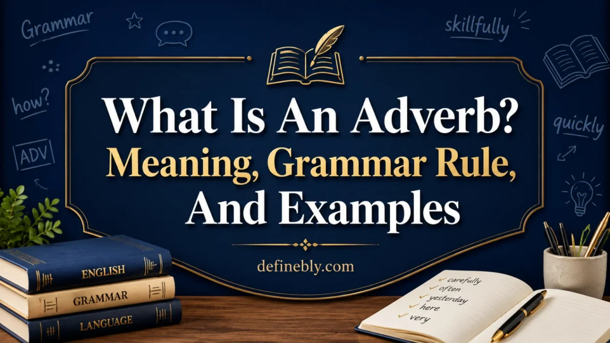 what is an adverb