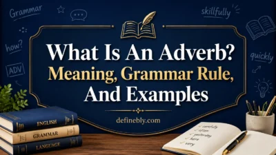 what is an adverb