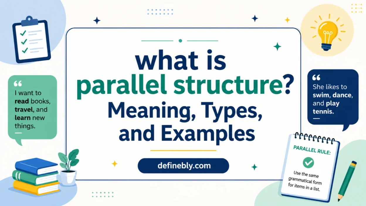 what is parallel structure