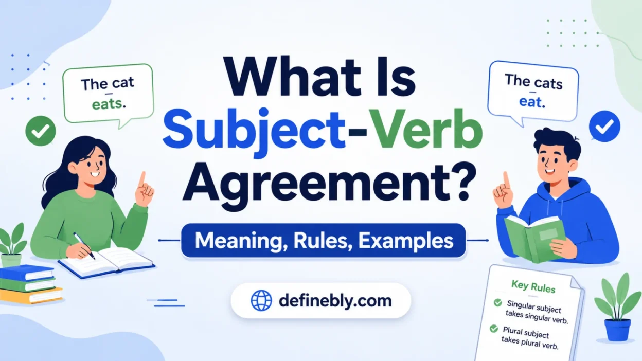 what is subject verb agreement