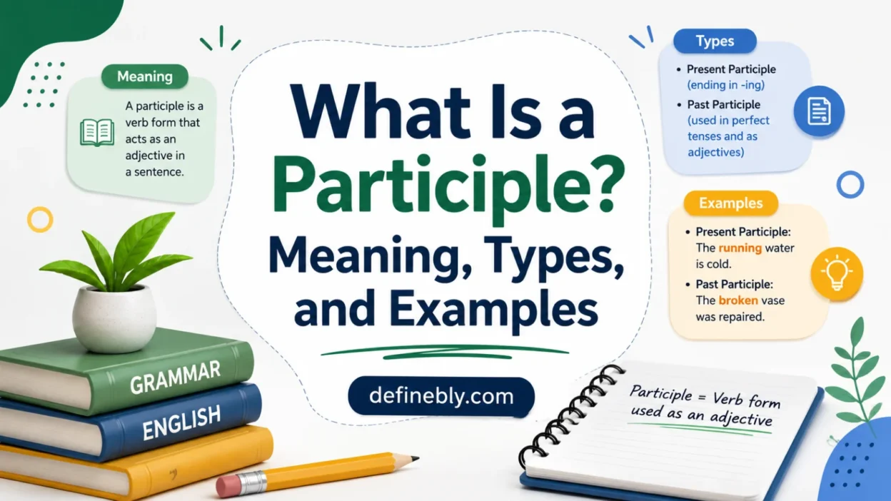 what is a participle
