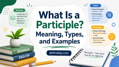 what is a participle